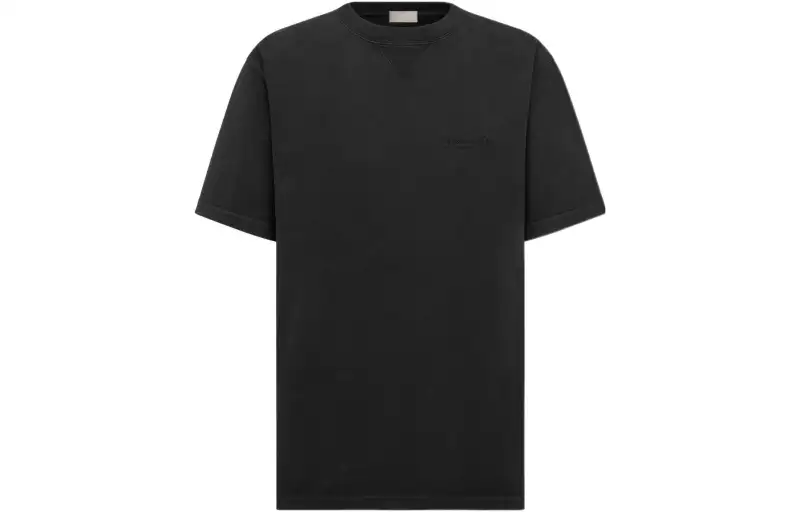 DIOR Logo Embroidered Round Neck T Shirt