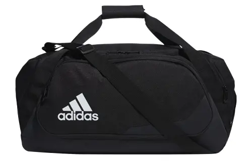 Adidas Polyester Sports Bag, Shoulder Bag, Crossbody Bag, Handbag Large Unisex Black