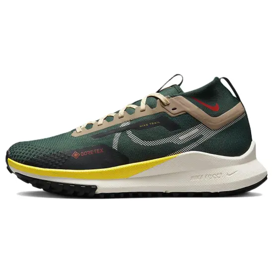 Nike React Pegasus Trail 4 Gore-Tex Noble Green Picante Red