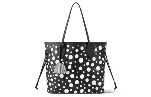 LOUIS VUITTON X Yayoi Kusama Neverfull Mm Black/White