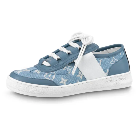 LOUIS VUITTON Lous Sneakers 'Denim Monogram' Women's