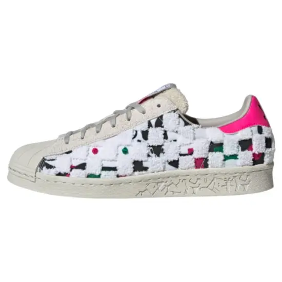 Adidas Originals Superstar Series Skateboarding Shoes Unisex Low-top White/Black/Green