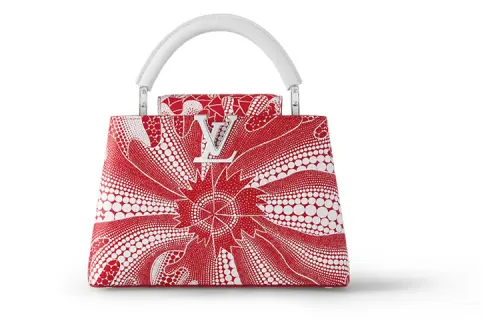 LOUIS VUITTON X Yayoi Kusama Capucines Bb Red/White