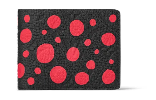 LOUIS VUITTON X Yayoi Kusama Slender Wallet Black/Red