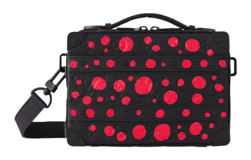 LOUIS VUITTON X Yayoi Kusama Handle Soft Trunk Black/Red