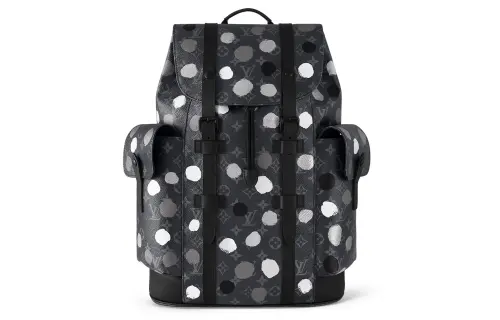 LOUIS VUITTON X Yayoi Kusama Christopher Mm Monogram Eclipse Black/Silver