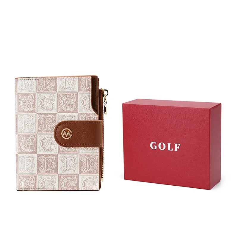 GOLF PVC With Synthetic Leather Wallet Document Bag, Card Holder, Wallet Medium Women's Multicolor
