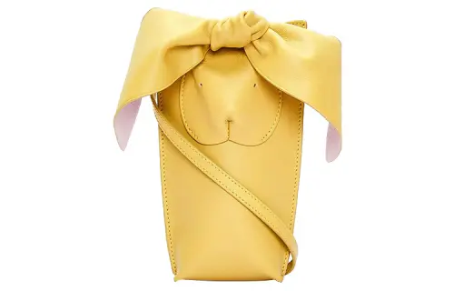 LOEWE Cow Leather Shoulder Bag, Crossbody Bag Regular Women's Yellow