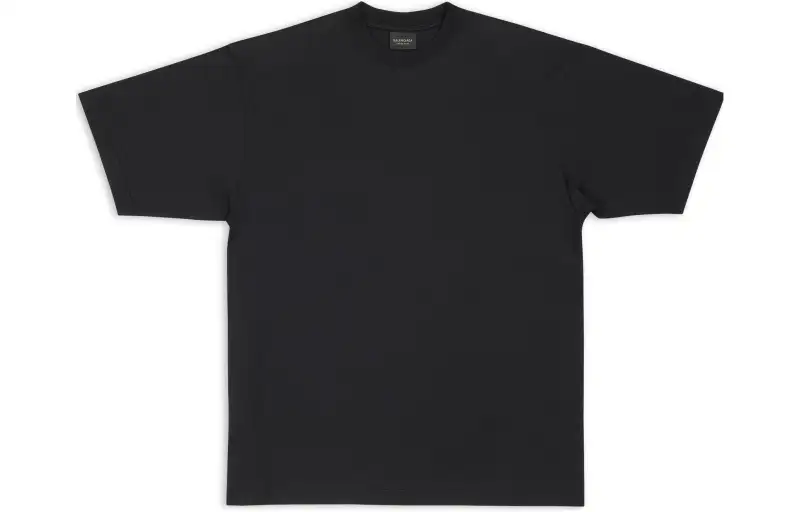 Balenciaga Men's Care Label Medium Fit T Shirt