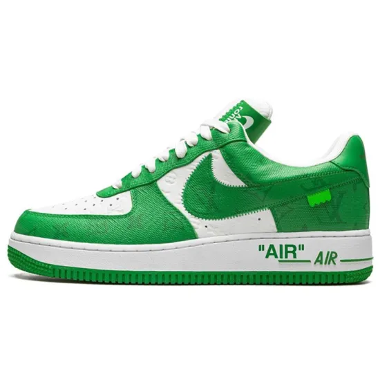 LOUIS VUITTON X LOUIS VUITTON Lv Air Force 1 Low 'Green White'