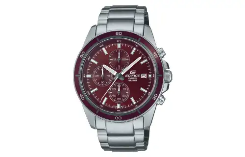 CASIO Men EDIFICE 43.8mm Red Watch EFR-526D-5C