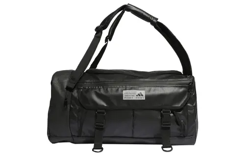 Adidas Polyurethane Luggage Bag Gym Bag Medium Unisex Black
