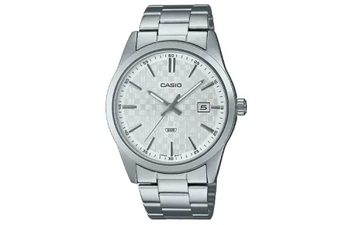 CASIO Men Standard Series 48mm Silver Watch MTP-VD03D-7A