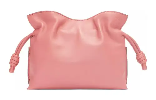 LOEWE Flamenco Clutch In Nappa Calfskin Mini Peach Bloom