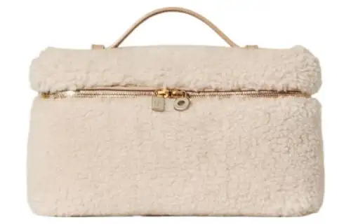 Loro Piana Cashmere Handbag Crossbody Handbag Women's Antique Paper/Light Ivory