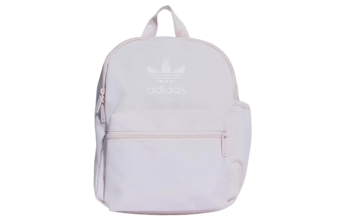 Adidas Originals Trefoil Polyester Backpack Unisex Light Pink