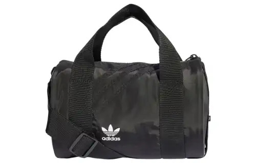 Adidas Originals Trefoil Recycled Polyester Handbag, Shoulder Bag, Crossbody Bag, Gym Bag Mini Women's Black