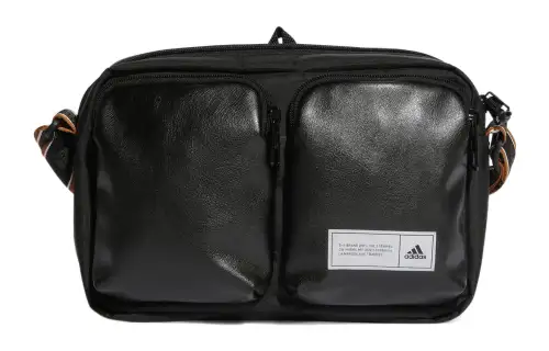 Adidas Polyamide Sports Bag, Shoulder Bag, Crossbody Bag Regular Unisex Black