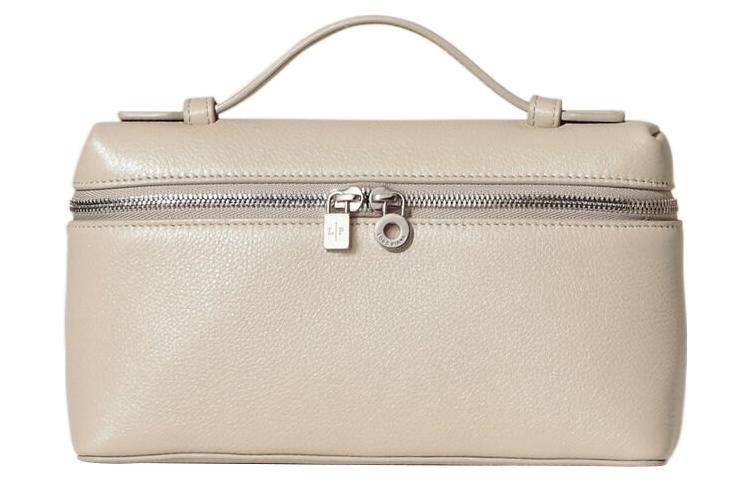 Loro Piana ExtraPocket Calfskin Handbag Regular Women's Pearl Pink White