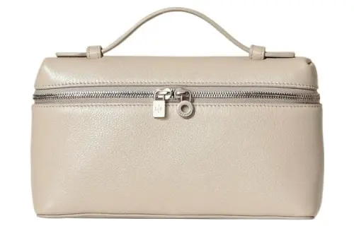 Loro Piana ExtraPocket Calfskin Handbag Regular Women's Pearl Pink White