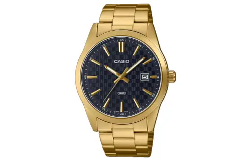 CASIO Men Standard Series Black Watch MTP-VD03G-1A