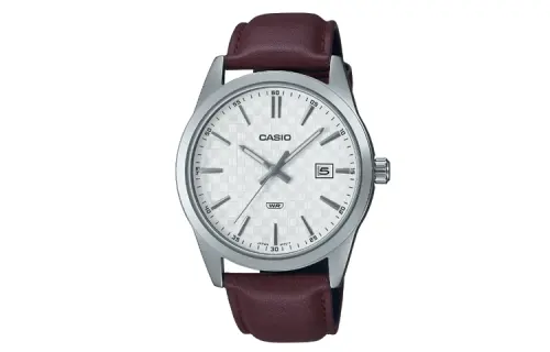CASIO Men Standard Series 48mm Silver Watch MTP-VD03L-5A