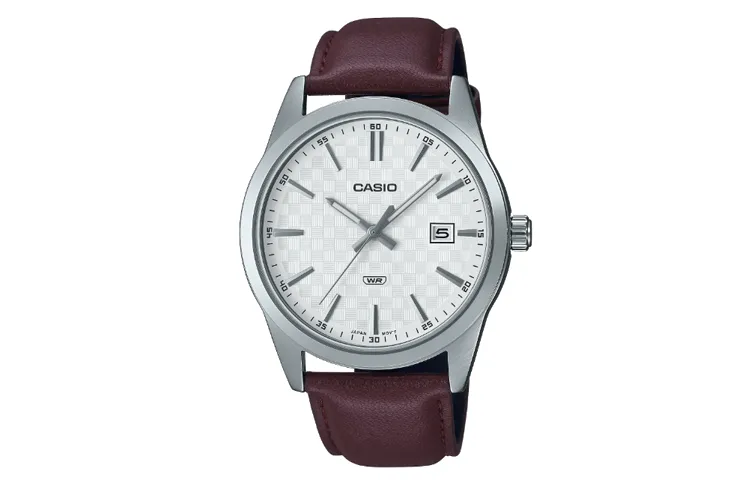 CASIO Men Standard Series 48mm Silver Watch MTP-VD03L-5A