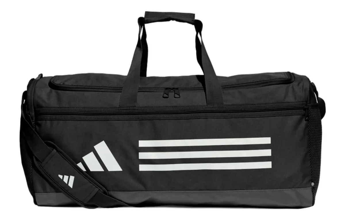 Adidas Polyester Handbag, Shoulder Bag, Crossbody Bag, Gym Bag Large Unisex Black