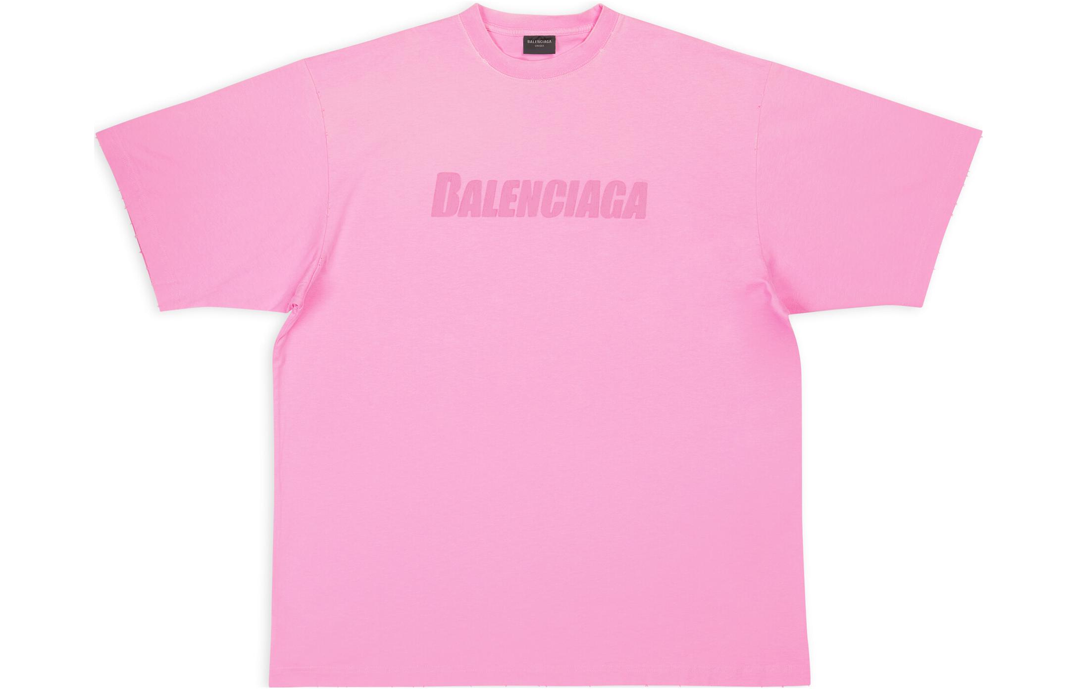 Футболка Balenciaga (розовая)