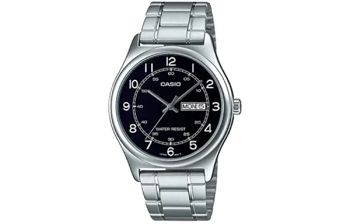 CASIO Men Standard Series 38mm Black Watch MTP-V006D-1B2