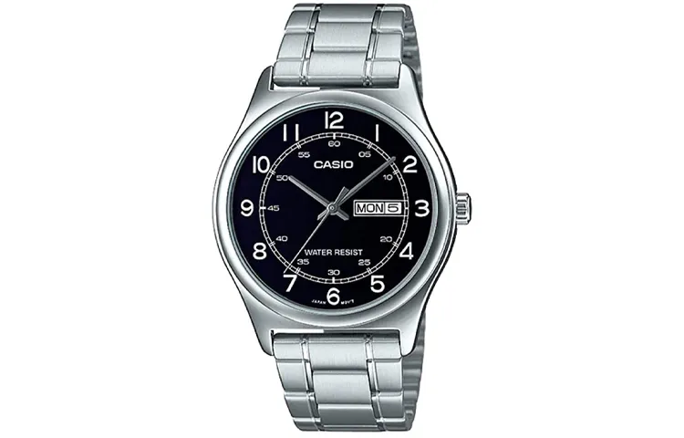 CASIO Men Standard Series 38mm Black Watch MTP-V006D-1B2