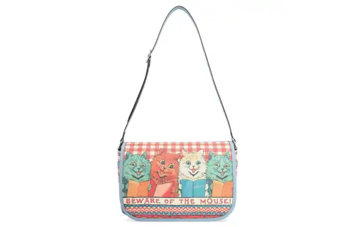 GUCCI Patterned Print Cotton Crossbody Bag, Shoulder Bag Kids' Multicolor