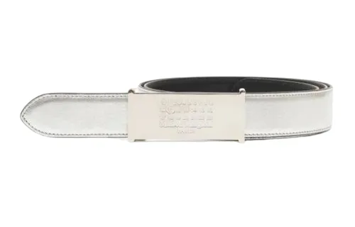Maison Margiela Logo Plaque Reversible Belt