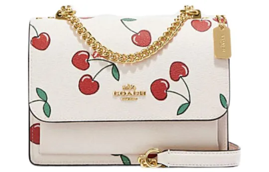 COACH Klare Cow Leather Crossbody Bags Small Women's White