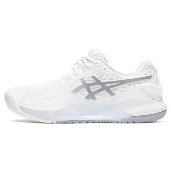 Asics Women's Gel Resolution 9 'White Pure Silver'