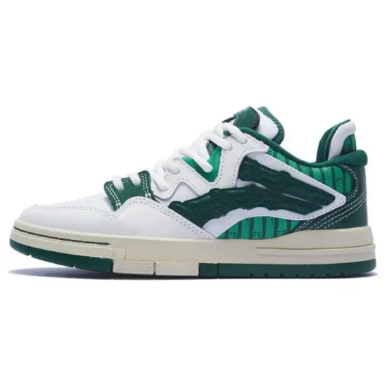 LiNing Wei Wu PRO Skateboard Shoes Women's Low-Top White/Green