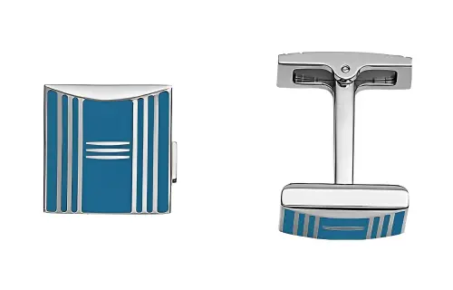 HERMES Cadenas Cufflink Men's Blue