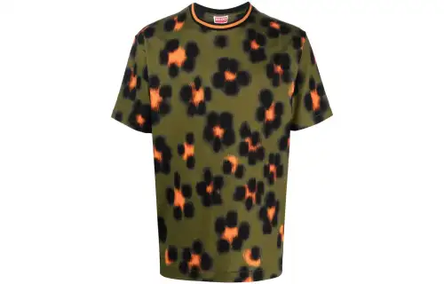 【Previous Season】leopard-print short-sleeve T-shirt