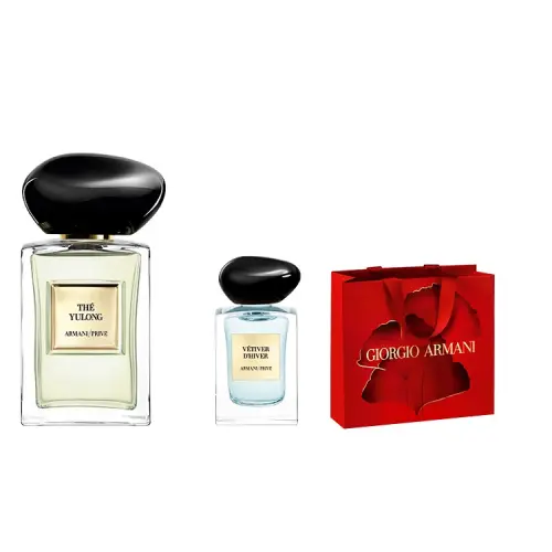 Armani, fresh perfume, case bag, fashionable fragrant set