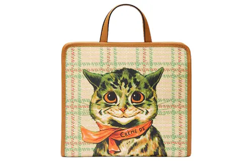 GUCCI Canvas Tote Bag, Shopping Bag, Handbag Kids' Yellow
