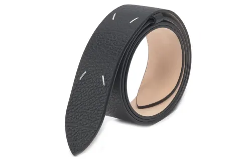 Maison Margiela Four Stitch Logo Detailed Belt