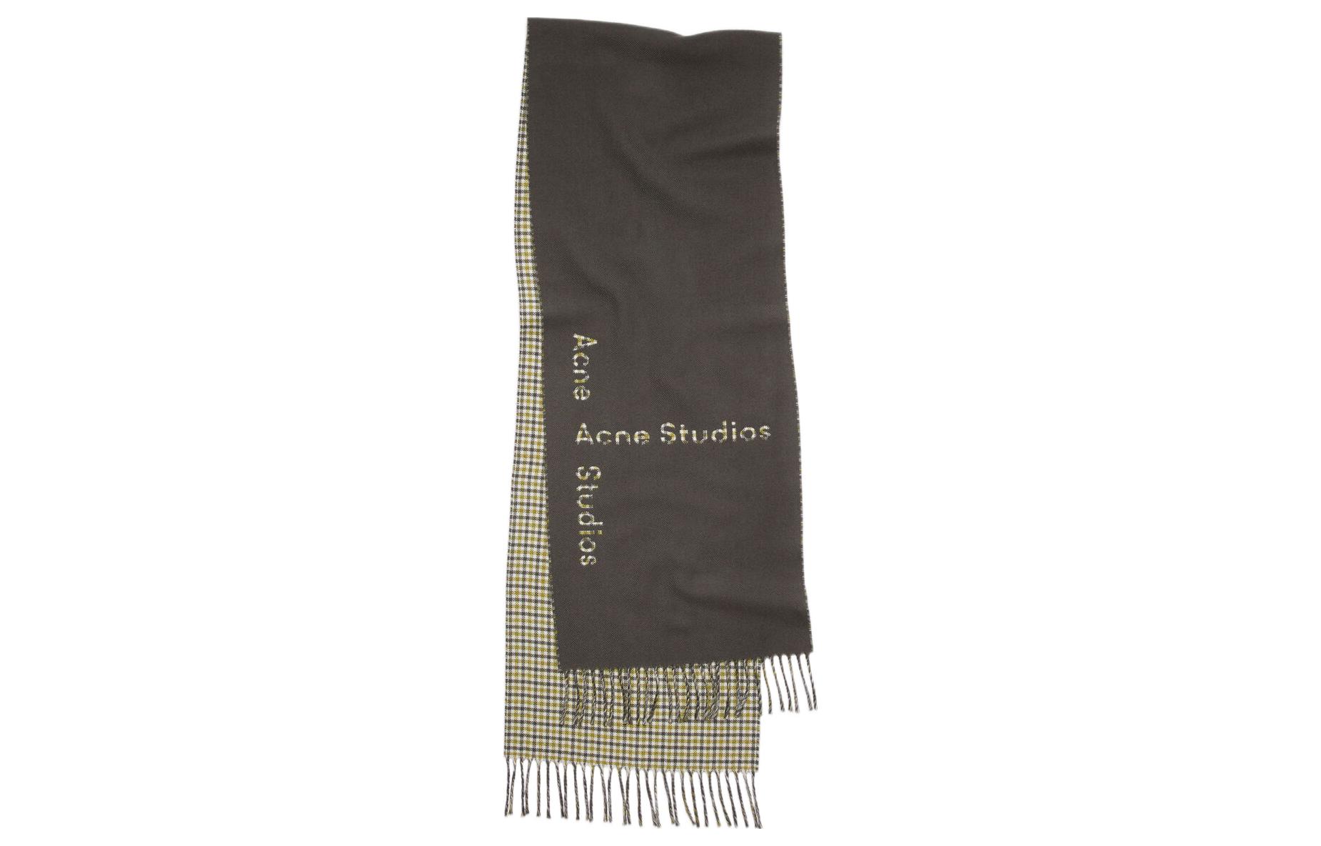 Женский шарф Acne Studios (серый)