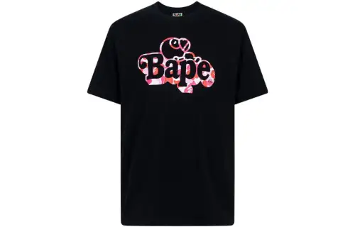 A BATHING APE T Shirts Unisex Crew Neck Moderate Straight Fit