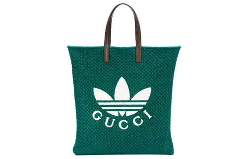 GUCCI X Adidas Originals Collaboration Print One Shoulder Handbag Medium Men's Green