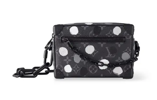 LOUIS VUITTON X Yayoi Kusama Mini Soft Trunk Monogram Eclipse Black/Silver