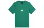 New Balance T Shirts Men's Green Crew Neck Moderate Straight Fit