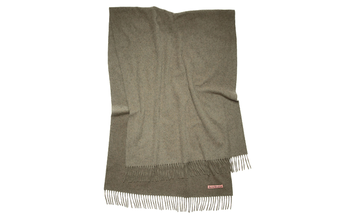 Женский шарф Acne Studios Wool (оливковый)