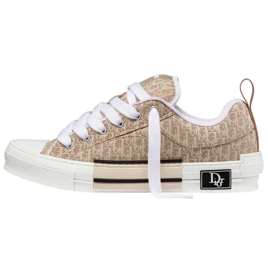 DIOR B23 Skater Low Top Beige DIOR Oblique Jacquard