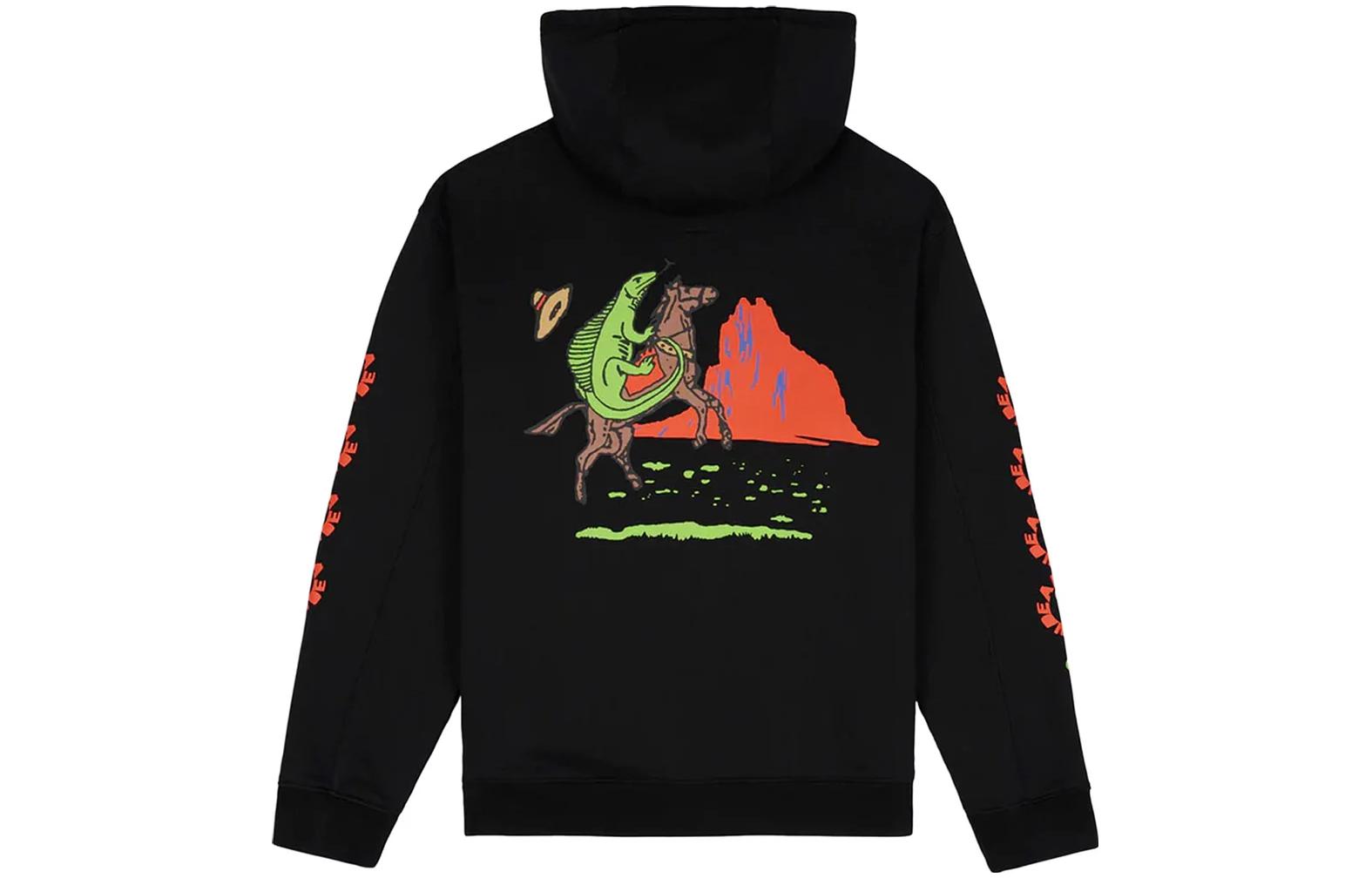 Мужское худи Brain Dead SS23 Hoodie (черное) — фото 2
