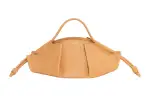 LOEWE Bright Nappa Cow Leather Dumpling Bag, Shoulder Bag, Crossbody Bag, Handbag Regular Women's Warm Sand